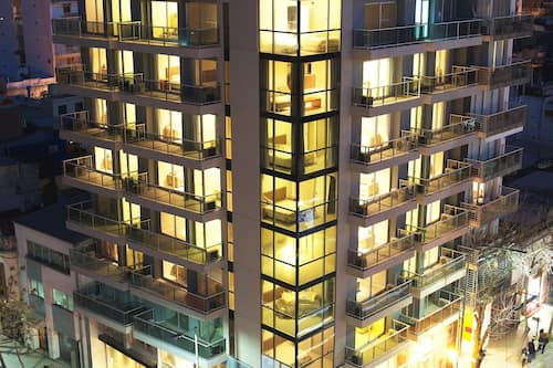 Front of property - evening/night