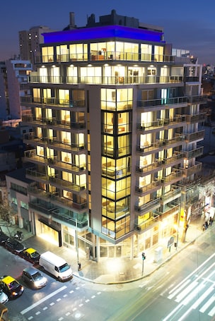 Front of property - evening/night. Byblos Palermo Soho