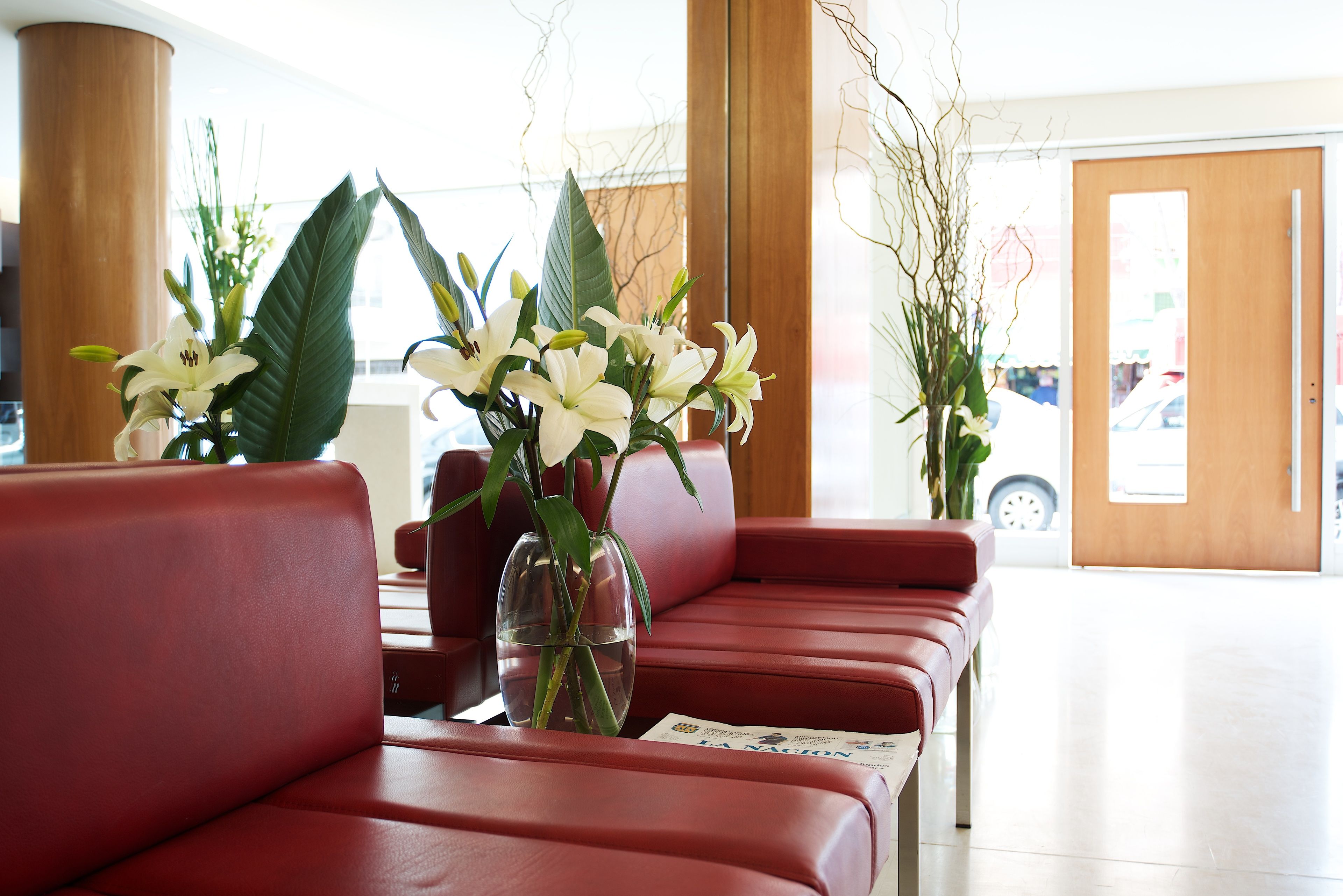 Sala de estar en el lobby