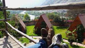 Vue depuis l’hébergement