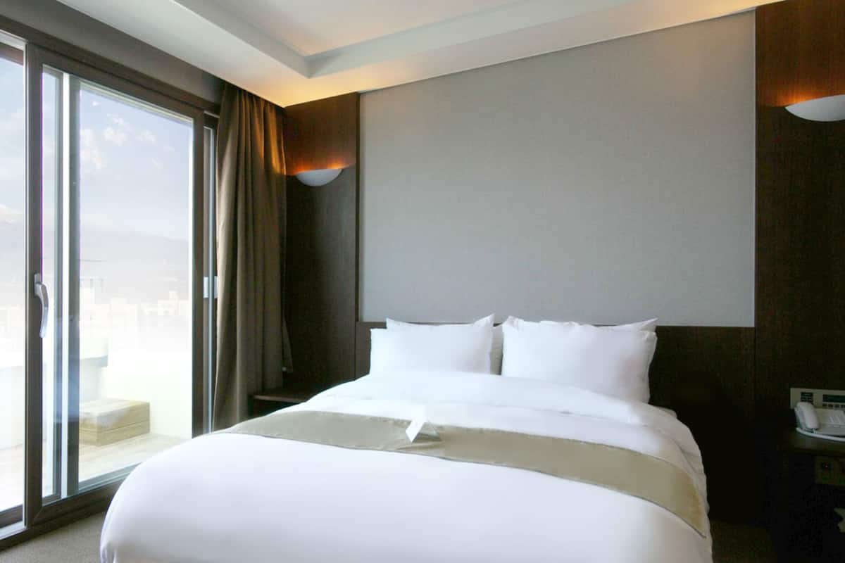 Suite ejecutiva | 1 habitación, escritorio, wifi gratis y ropa de cama