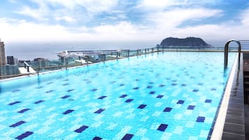 Piscine sur le toit