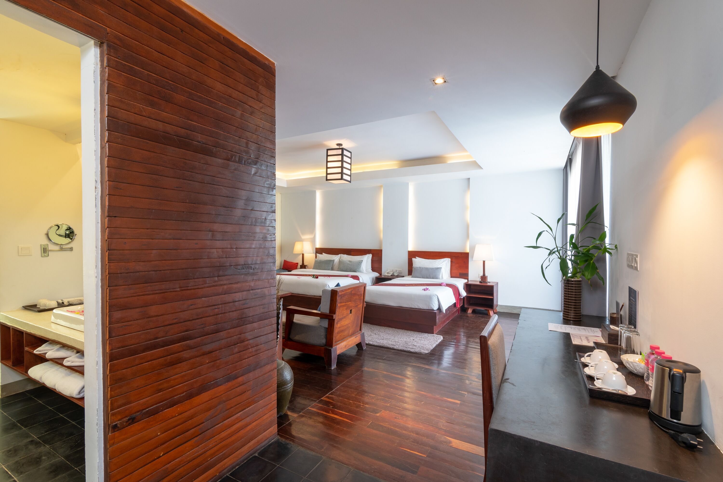 family suite, 2 bedrooms | 1 bedroom, egyptian cotton sheets, premium bedding, down duvets