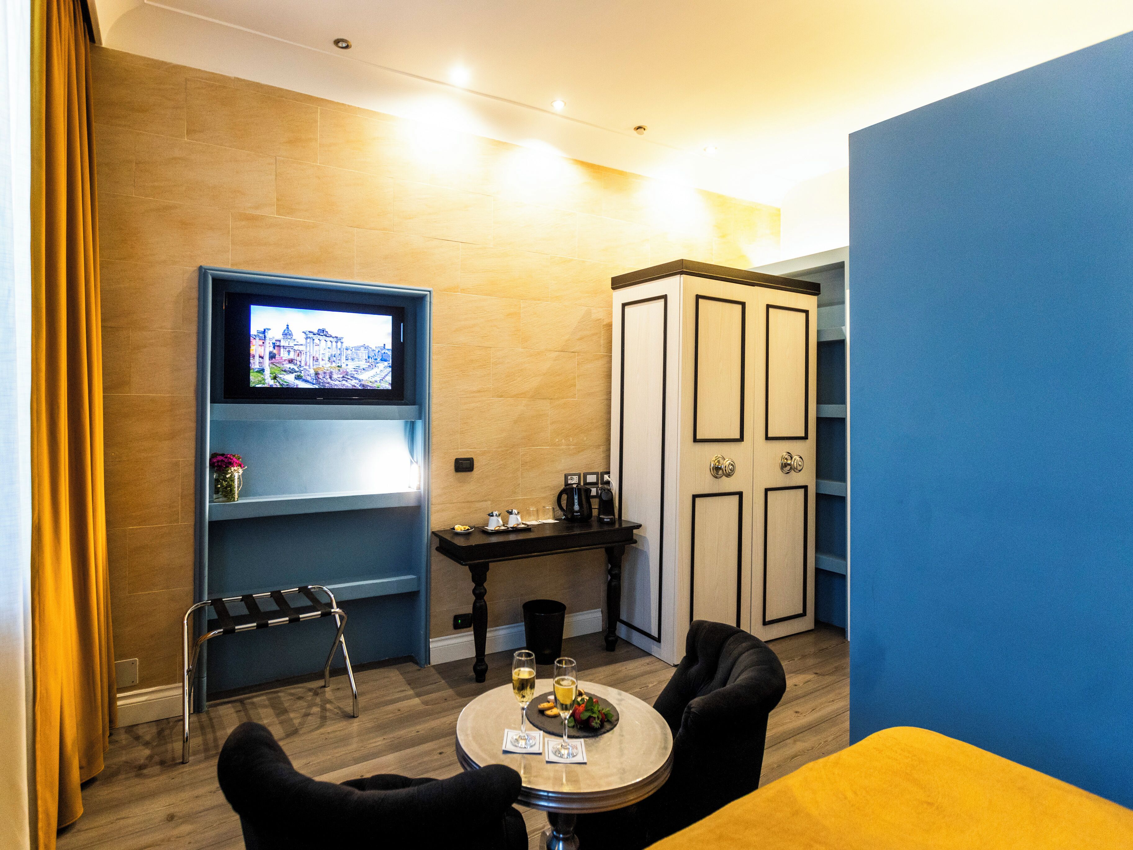 Deluxe-Doppelzimmer, 1 Schlafzimmer, Stadtblick | Hochwertige Bettwaren, Betten mit Memory-Foam-Matratzen