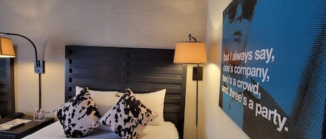Deluxe Room, 2 Queen Beds | Iron/ironing board, free WiFi, bed sheets
