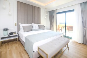 Honeymoon Room, 1 King Bed | Minibar, in-room safe, free WiFi, bed sheets - Miramare Queen Hotel - All Inclusive (Manavgat)