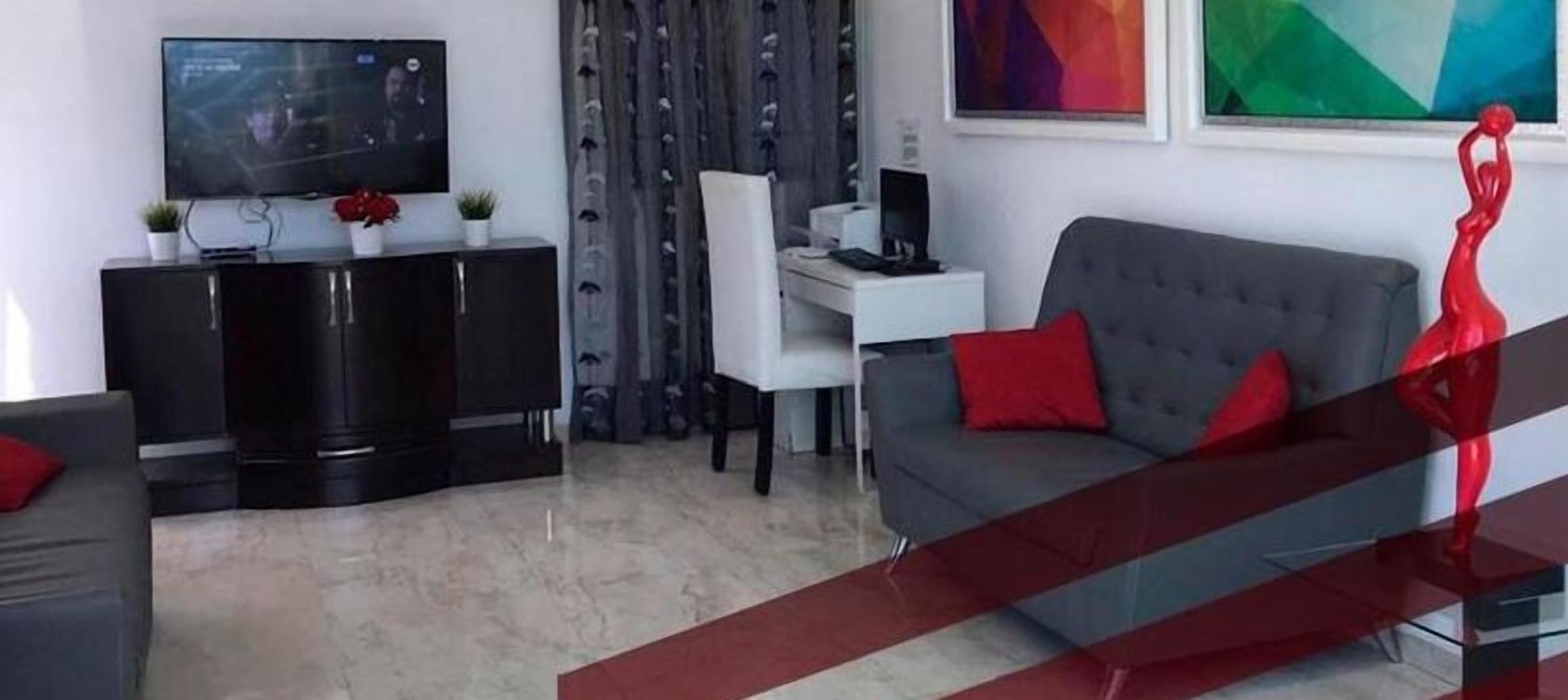 32-inch flat-screen tv with cable channels, tv