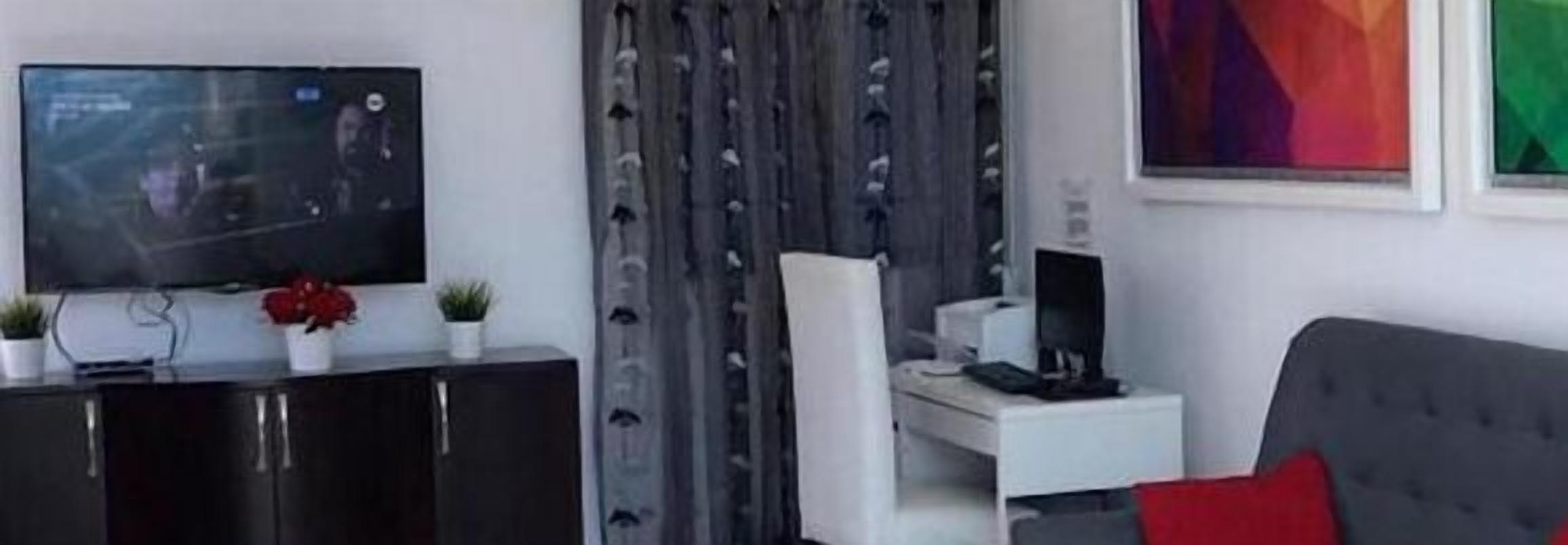 32-inch flat-screen tv with cable channels, tv