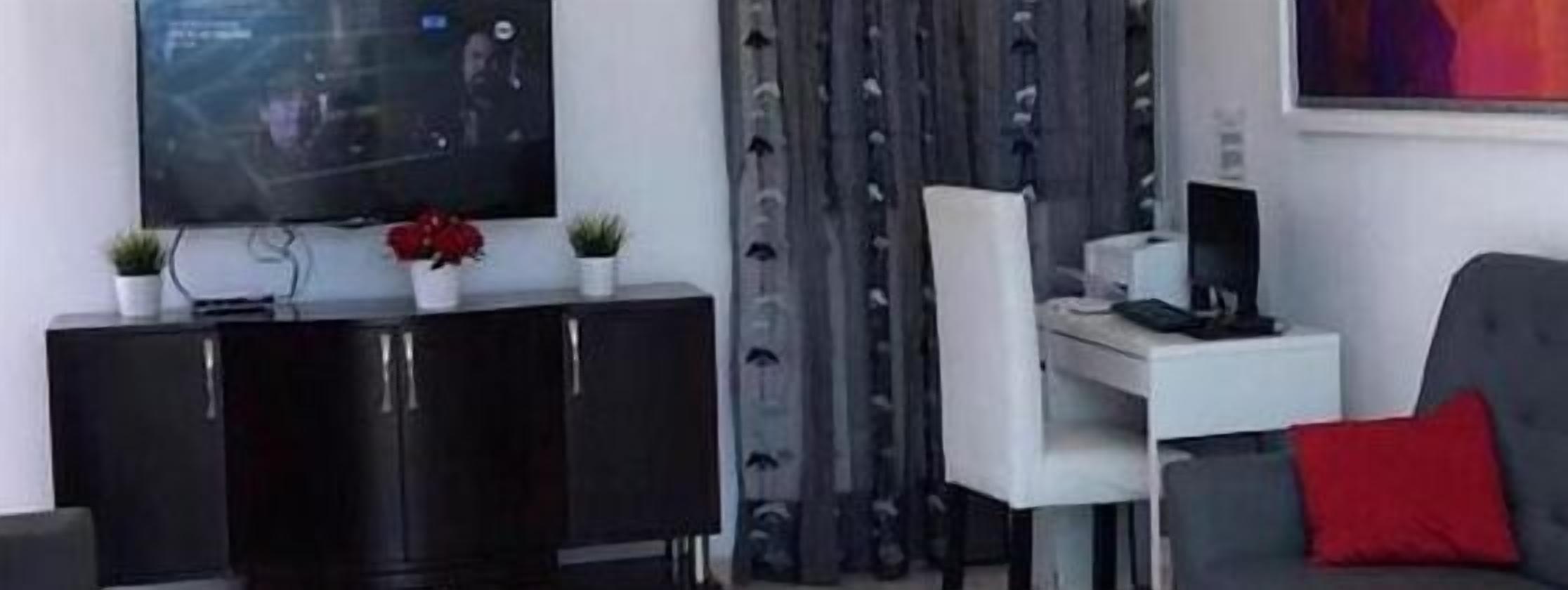 32-inch flat-screen tv with cable channels, tv