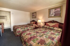 Classic Room, 2 Double Beds, Non Smoking | Desk, iron/ironing board, rollaway beds, free WiFi - Economy Inn of Bloomington (Bloomington)