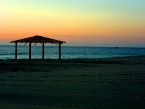 On the beach