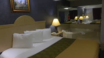 Camera, 1 letto king, idromassaggio | 1 camera, Wi-Fi gratuito