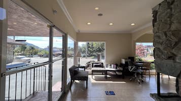 Lobby sitting area