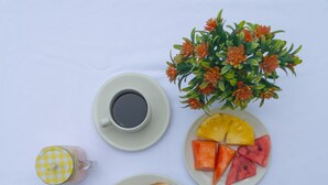 Kontinental frokost er inkludert hver dag