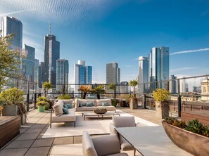 Presidential Suite, 1 King Bed, Terrace, City View | Premium bedding, pillowtop beds, minibar, in-room safe - Sofitel Frankfurt Opera (Frankfurt)