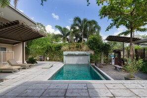 奢华平房, 1 张特大床 | 客房景观