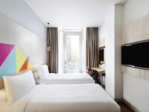 Superior Room, 2 Twin Beds, Balcony | Minibar, in-room safe, desk, laptop workspace
