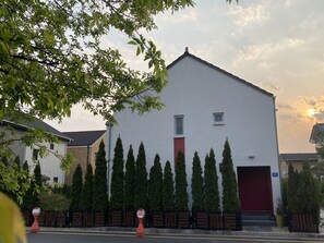 Voorkant van accommodatie