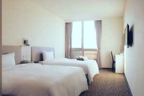 Superior-Doppelzimmer | Verdunkelungsvorhänge, kostenloses WLAN, Bettwäsche