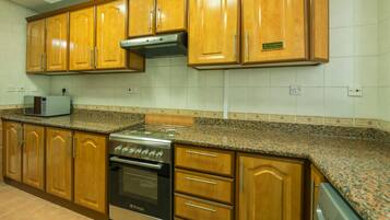 Luxury Apartment, 2 Bedrooms, Kitchen | Private kitchenette | Fridge, microwave, coffee/tea maker