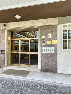 Fassade der Unterkunft