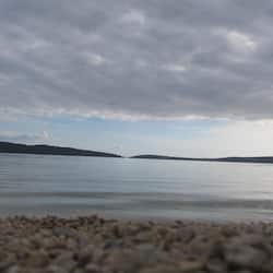 En la playa
