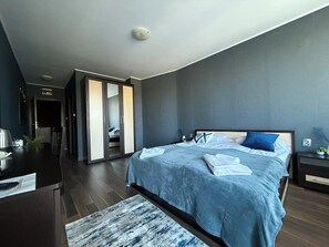 Habitació doble Deluxe | Caixa forta a l'habitació, planxa i posts de planxar i wifi gratuïta 