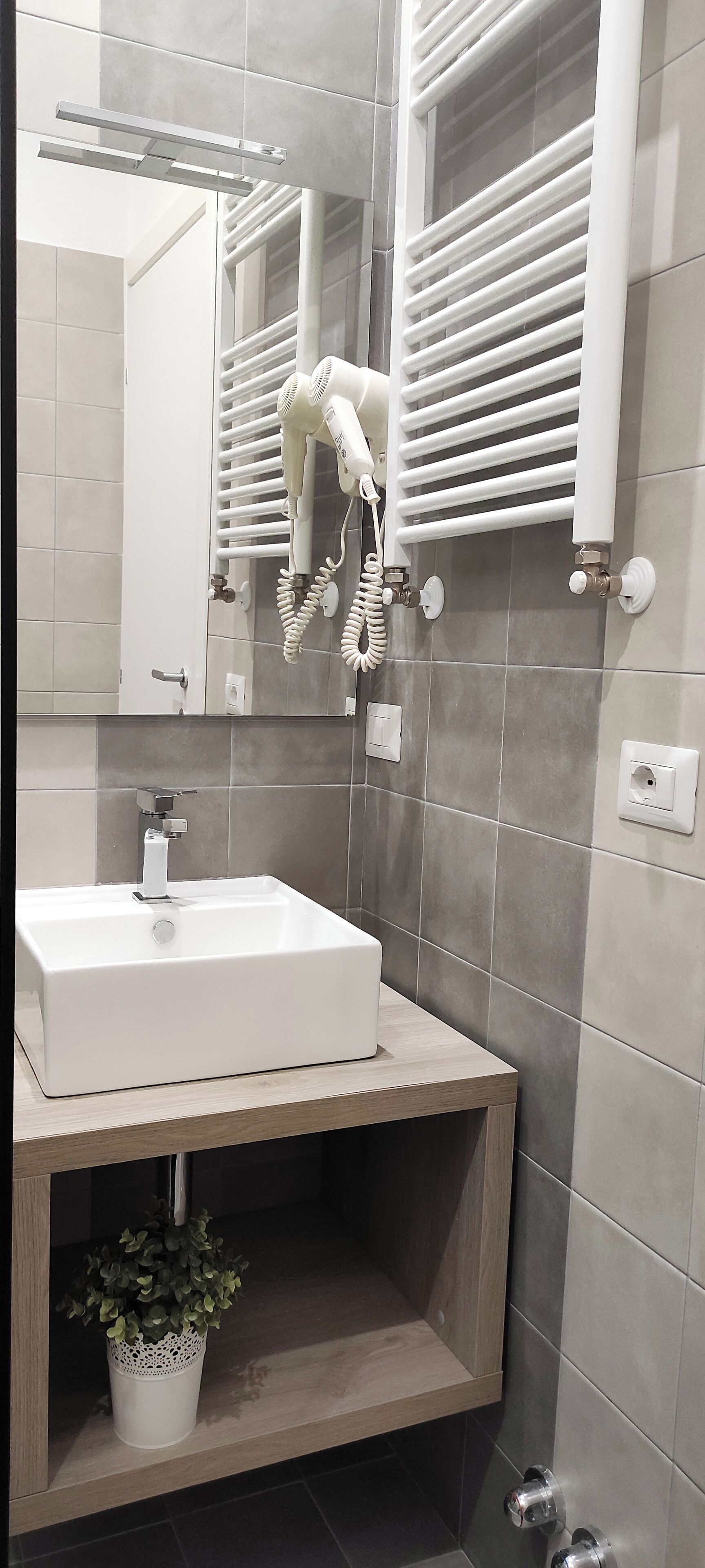 Doppelzimmer, Nichtraucher (private external bathroom) | Badezimmer