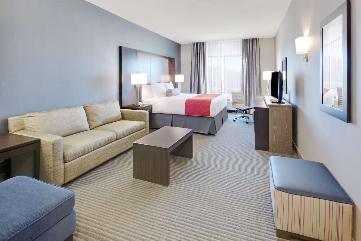 in-room safe, desk, blackout curtains, soundproofing