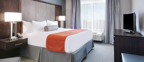 In-room safe, desk, blackout drapes, soundproofing