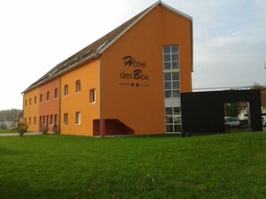 Voorkant van accommodatie