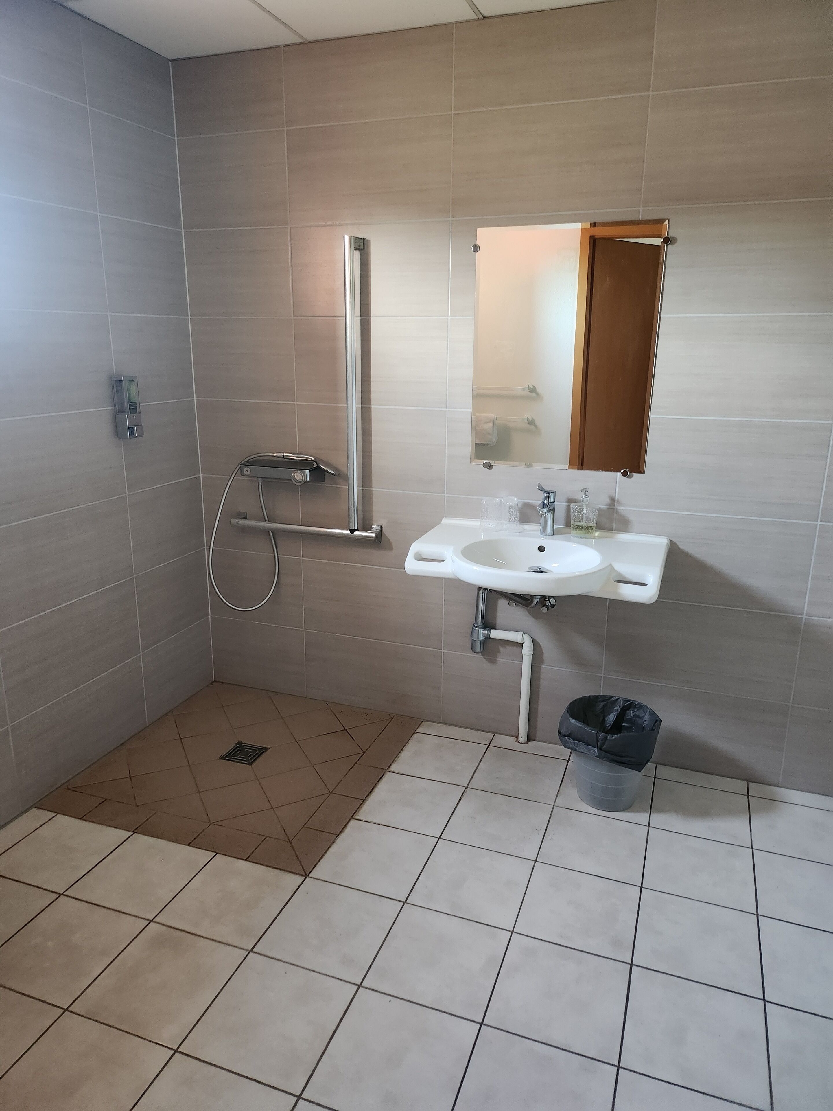 standard room, accessible | bathroom | hair dryer, towels