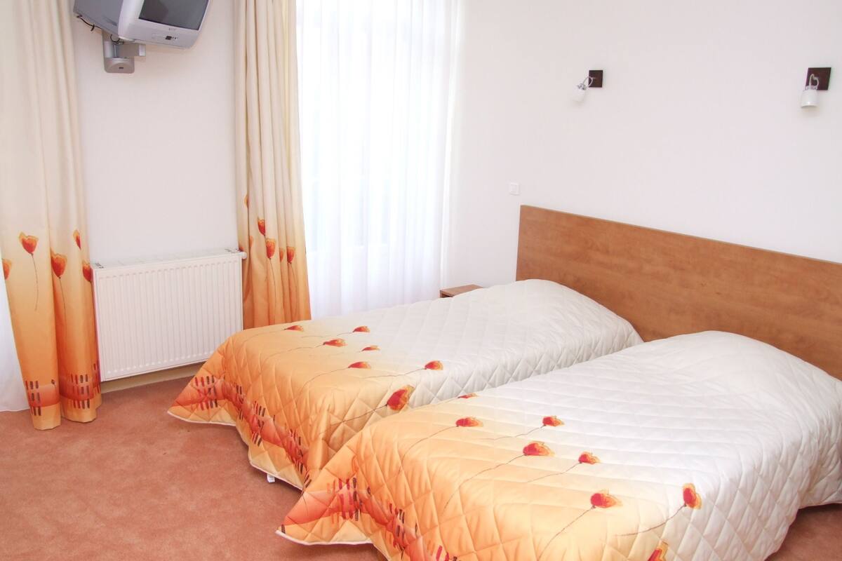 Twin Room | Desk, free cribs/infant beds, rollaway beds, free WiFi