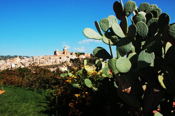 Blick von der Unterkunft