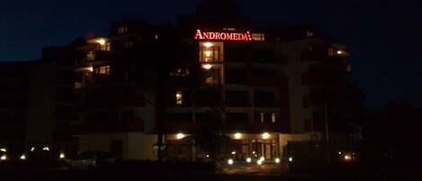 Front of property - evening/night