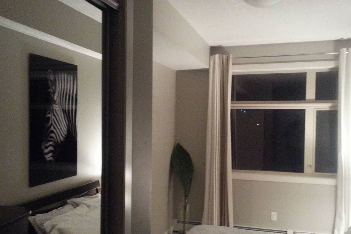 2 bedrooms, premium bedding, desk, iron/ironing board