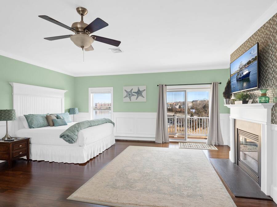 Superior-suite - 1 kingsize-seng med sovesofa - boblebad - udsigt til bugt | Egyptiske bomuldslagner, premium-sengetøj, senge med topmadrasser