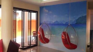 Sala de estar en el lobby