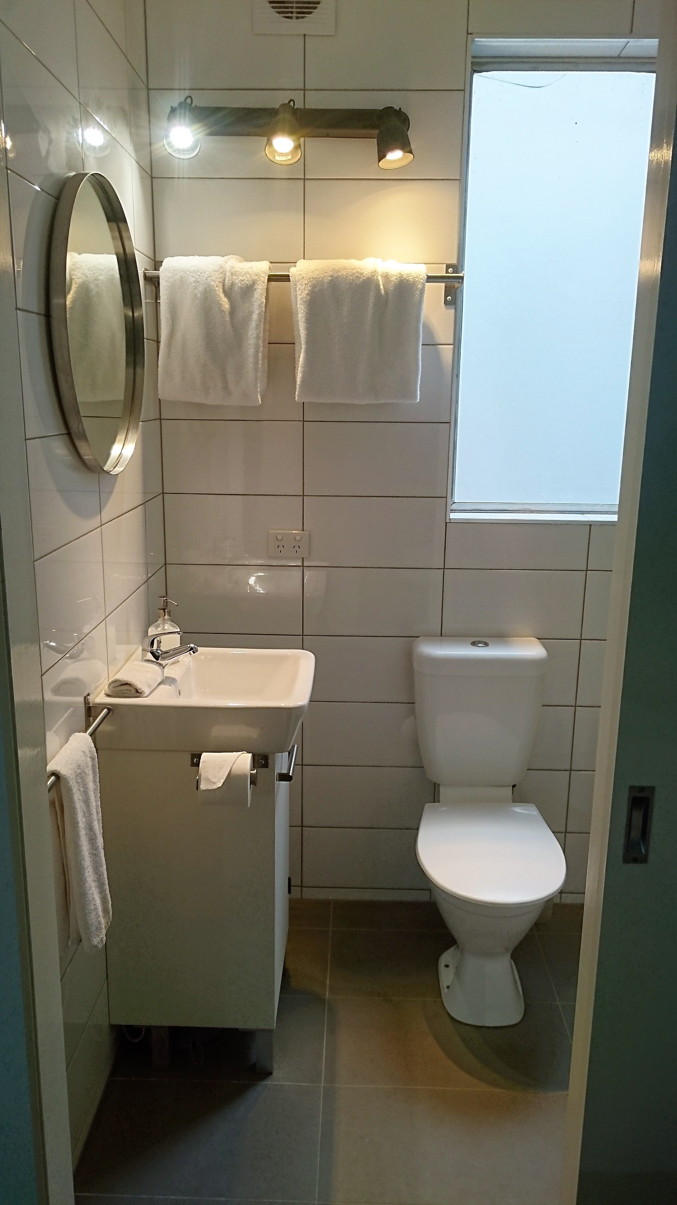 free toiletries, hair dryer, towels, soap