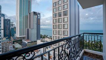 Senior-Zimmer, Meerblick | Blick vom Balkon