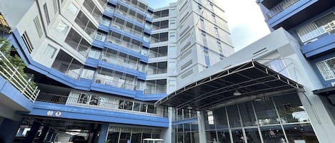 Voorkant van accommodatie