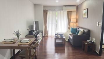 1 Bedroom Suite Tower 1 | 1 Schlafzimmer, Zimmersafe, kostenloses WLAN, Bettwäsche