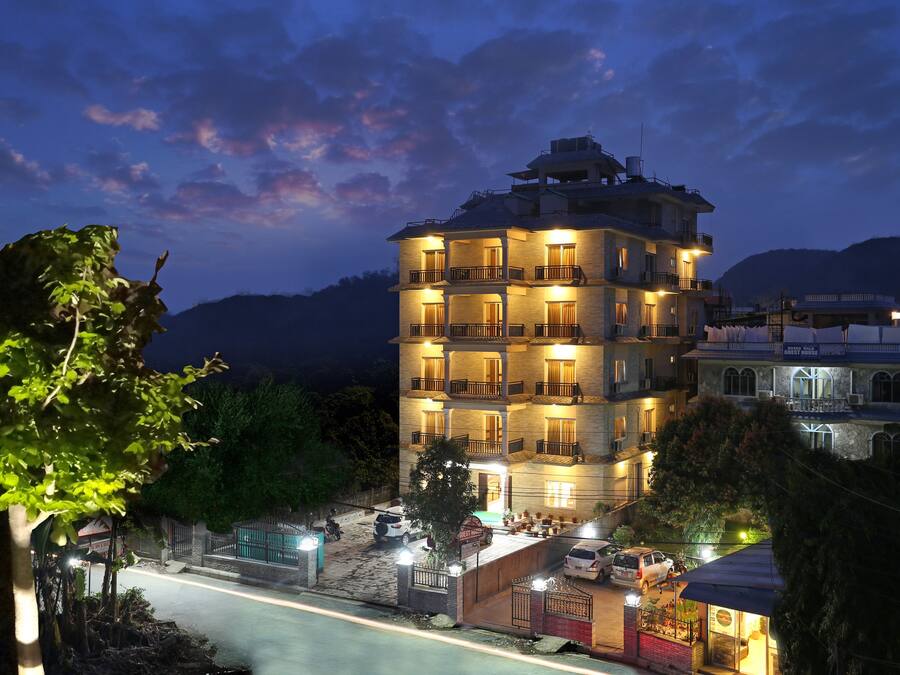 Façade de l’hébergement