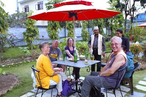 Aussenbereich für Bankette