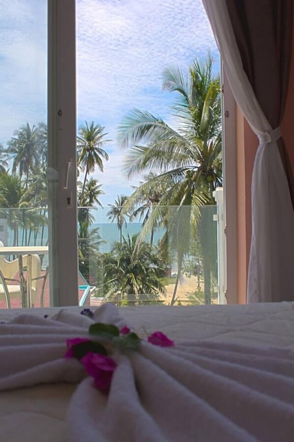 Double Room with Seaview Balcony | View from room - La Marina Boutique Hotel & Spa (Phan Thiet)