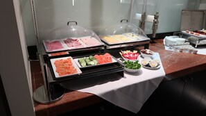 Frokostbuffé er inkludert hver dag
