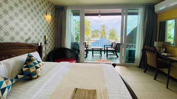 Seaview King | ตู้นิรภัยในห้องพัก, ผ้าม่านกันแสง, Wi-Fi ฟรี, ผ้าปูที่นอน