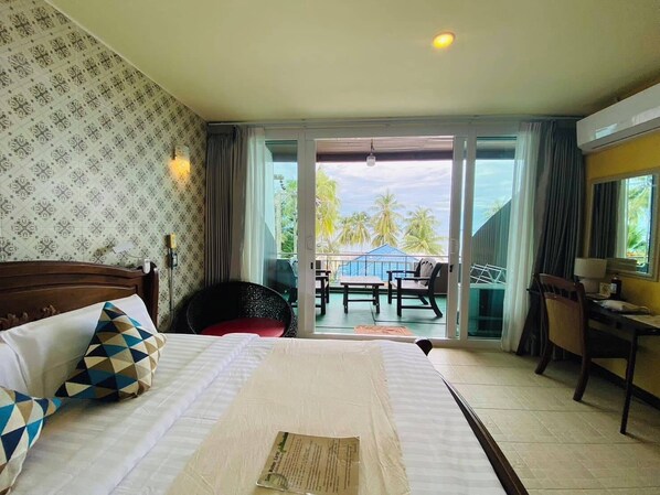 Seaview King | Coffres-forts dans les chambres, rideaux occultants, Wi-Fi gratuit