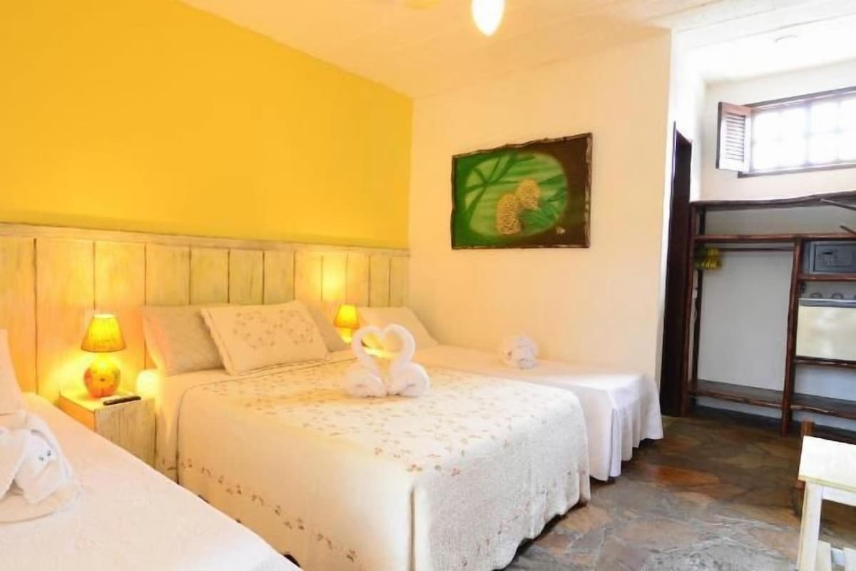 Sábanas de algodón egipcio, ropa de cama de alta calidad y minibar 
