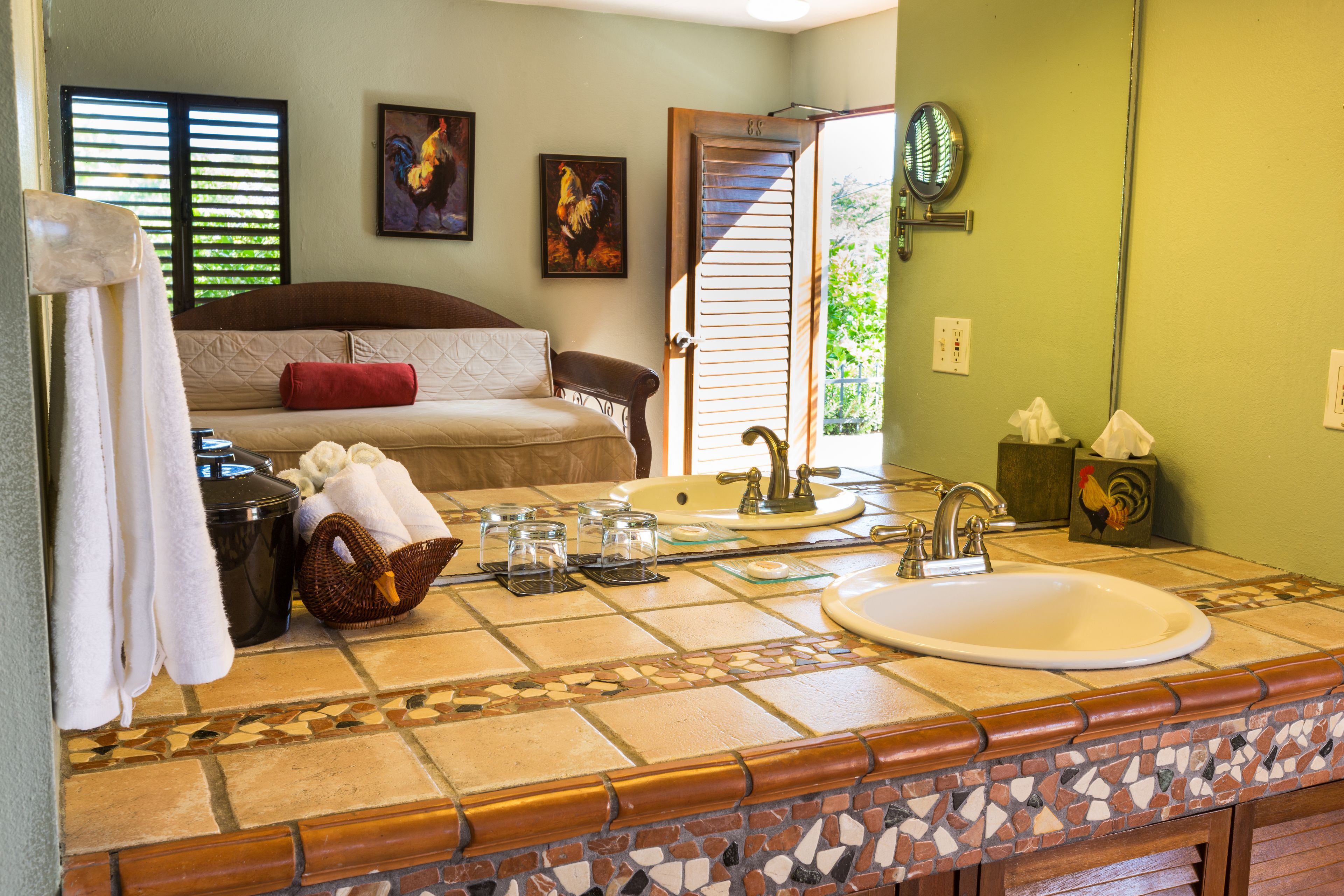 traditional suite, multiple beds (one-room suite) | bathroom sink